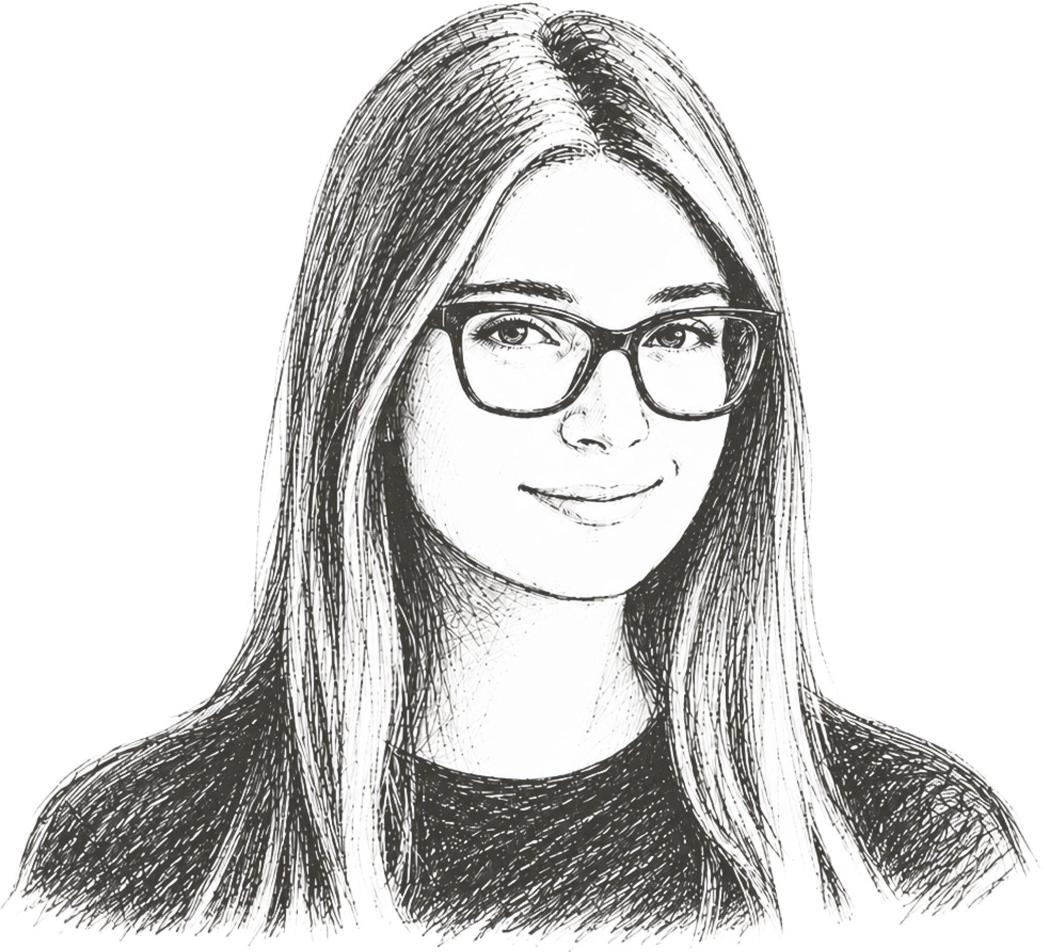 Karyna Shkoda portrait illustration